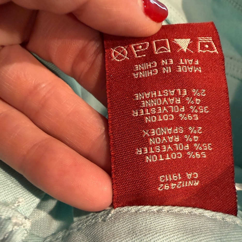 Makers of True Originals Mint Green Skinny Jeans Size 31 Pastel Stretch - Picture 7 of 16